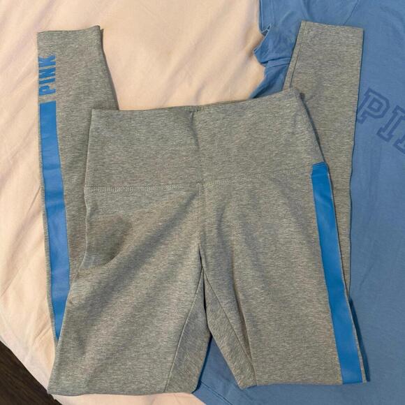 PINK Victorias Secret short sleeve shirt and leggings set - Picture 4 of 7